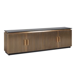 Meuble TV Ironville gold 4-doors