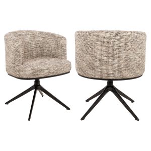 Chaise de salle à manger Cheyenne trendy nature swivel