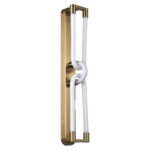 Applique murale Lysa brushed gold