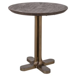 Table bistro Revelin dark brown 75Ø