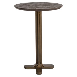 Table de bar Revelin dark brown 80Ø