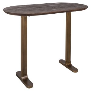 Table de bar Revelin dark brown