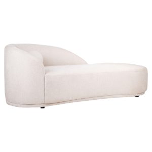 Canapé Emma cream fancy chaise longue