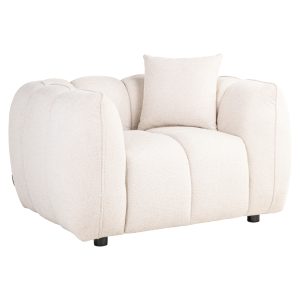 Fauteuil lounge Jezebel cream fancy