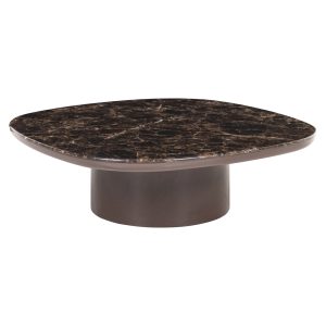 Table basse Almundi chocolat brown