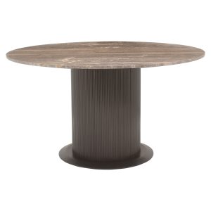 Table à manger Russo ash brown 140Ø