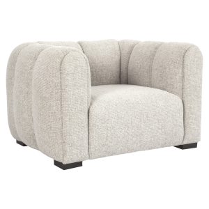 Fauteuil lounge Novaro natural fancy