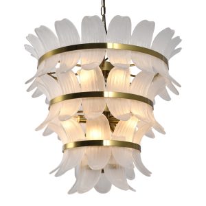 Lustre Ameline brass antique