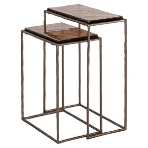 Table d'appoint Villano bronze (Set of 2)