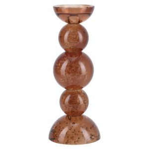 Porte-bougie Jolita brown small