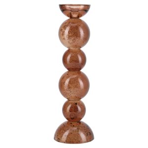 Porte-bougie Jolita brown large