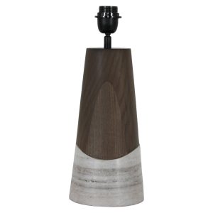 Lampe de table Peyton Smoked charchoal