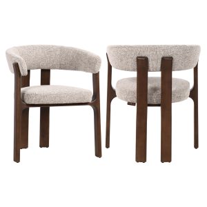 Chaise de salle à manger Contigo mocca fancy