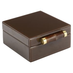 Boîte de rangement Echo dark brown small