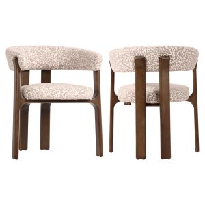 Chaise de salle à manger Contigo natural geo