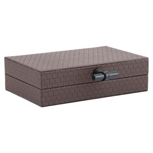 Boîte de rangement Billie dark brown small