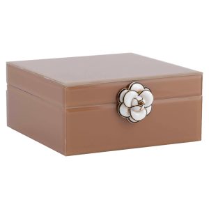 Boîte de rangement Floral brown small