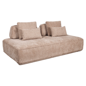 Canapé Tudor mocca boldweave 2,5-seater movable backrest