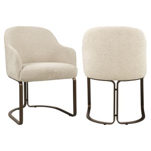 Chaise de salle à manger Hadley natural boldweave fire retardant