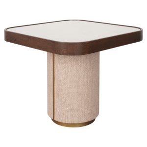 Table d'appoint Willox beige including glass