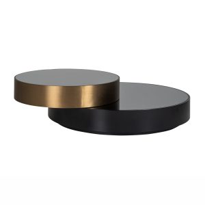 Table basse Alexander Jones black/gold (Slice)