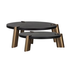 Table basse Alexander Jones charcoal (Brody) (Set of 2)
