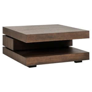 Table basse Oakura brown 90x90