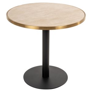 Table bistro Brazza beige 80Ø