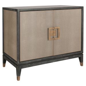 Buffet Bloomville brass shagreen