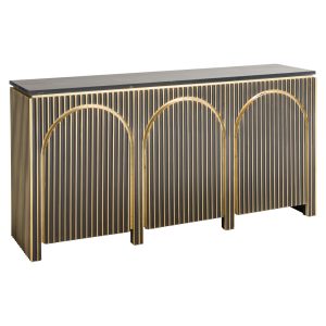 Buffet Les Arcs brushed gold
