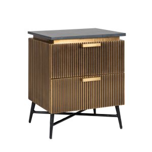 Table de chevet Ironville gold