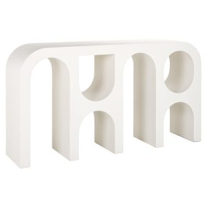 Console Bloomstone white 150
