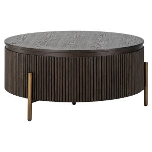 Table basse Luxor brown 95Ø