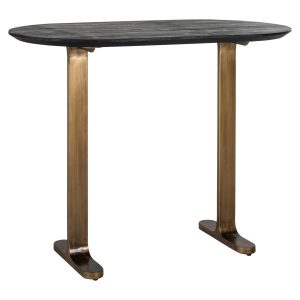 Table de bar Revelin black/gold 140