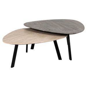 Table basse Spencer beige (Set of 2)