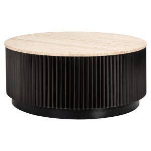 Table basse Hampton dark brown 90Ø
