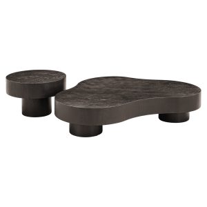 Table basse Bogor dark coffee (Set of 2)