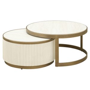 Table basse Tivoli white (Set of 2)