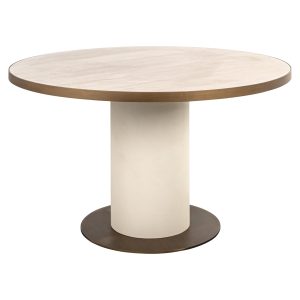 Table à manger Tivoli white 130Ø
