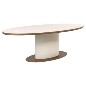 Table à manger Tivoli white oval 230