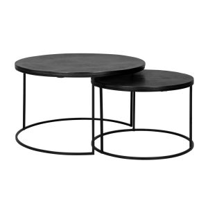 Table basse Bolder black (Set of 2)