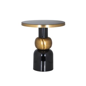 Table d'appoint Mose black 51Ø