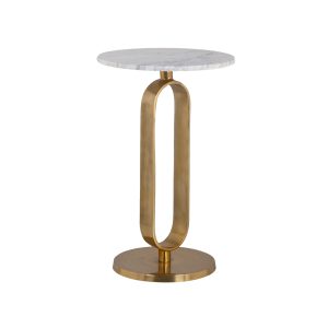 Table d'appoint Celine brushed gold