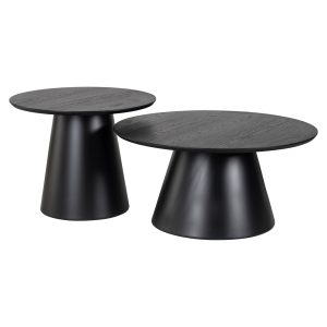 Table basse Jazz black (Set of 2)