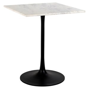 Table bistro Carlten black/white 65x65
