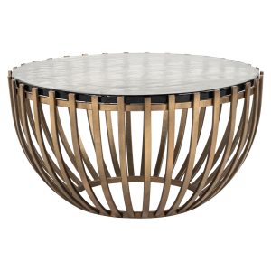 Table basse Volante gold 84Ø