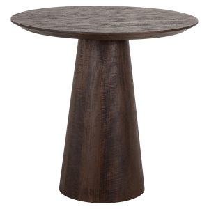 Table bistro Willow dark brown 80Ø
