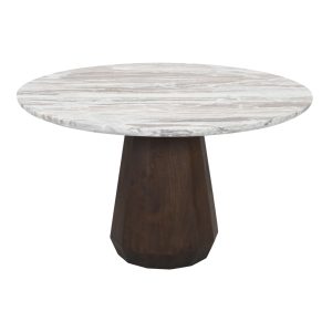 Table à manger Oberoy Blush beige 130Ø