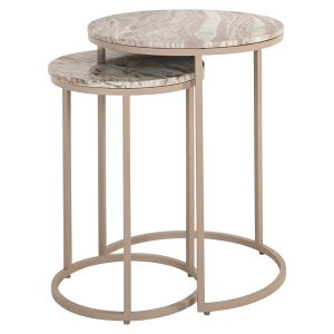 Table d'appoint Fairfax clay (Set of 2)