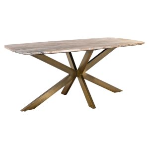 Table à manger Bottega Blush beige danish oval 220
